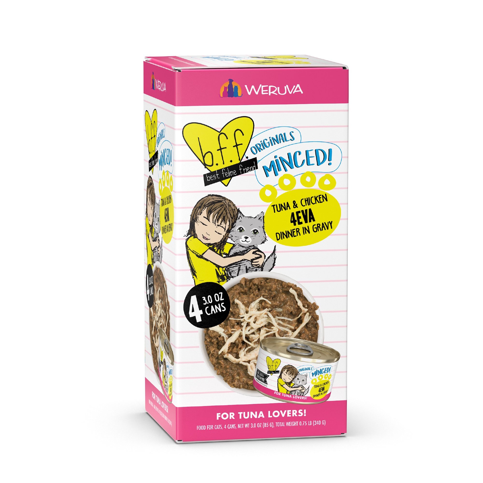 BFF Tuna & Chicken 4Eva Dinner in Gravy Canned Cat Food