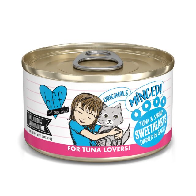 BFF Tuna & Shrimp Sweethearts Dinner in Gravy Canned Cat Food