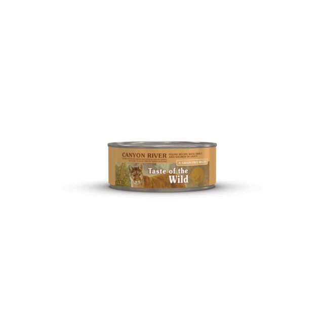 Canyon River Feline Recipe with Trout & Salmon in Gravy Canned Cat Food