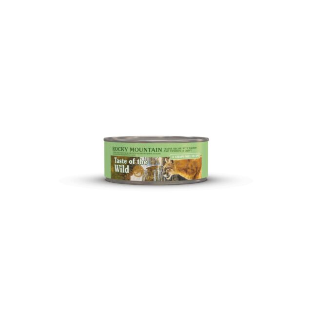 Rocky Mountain Feline Recipe with Salmon & Venison in Gravy Canned Cat Food