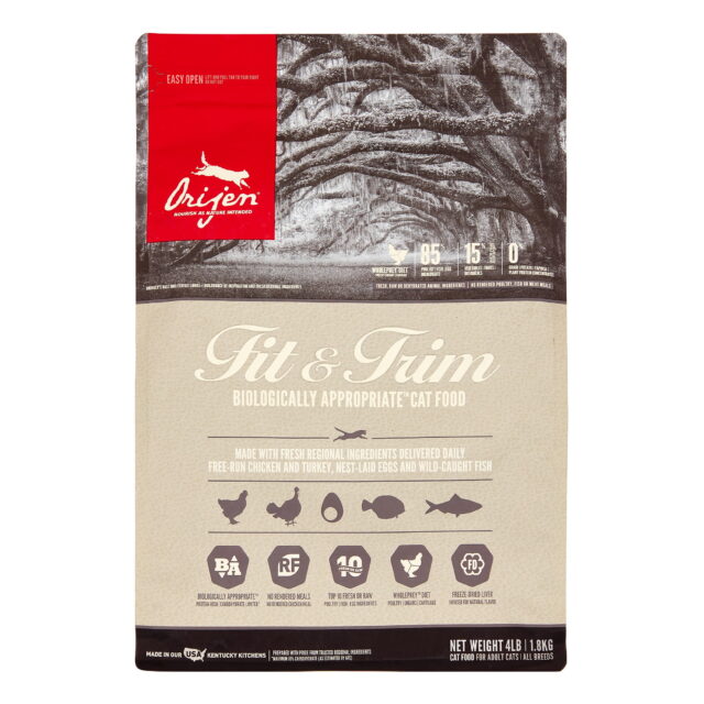Orijen Fit & Trim Biologically Appropriate Grain-Free Dry Cat Food