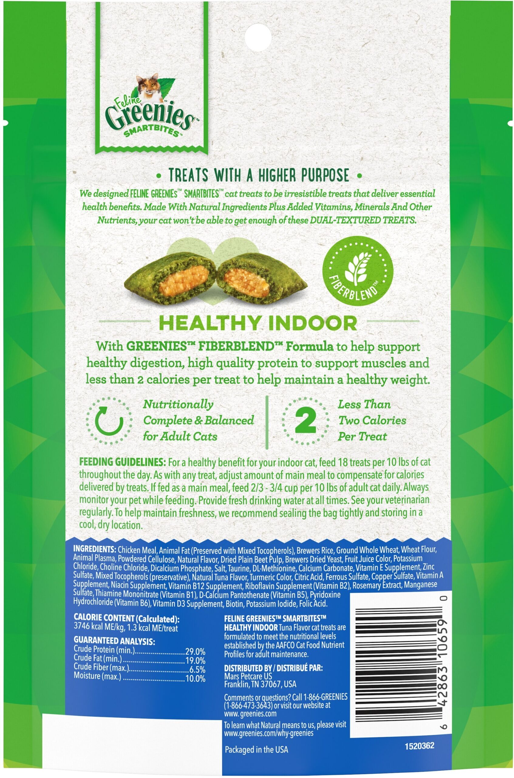 Greenies Smartbites Healthy Tuna Flavor Indoor Cat Treats – 4.6oz