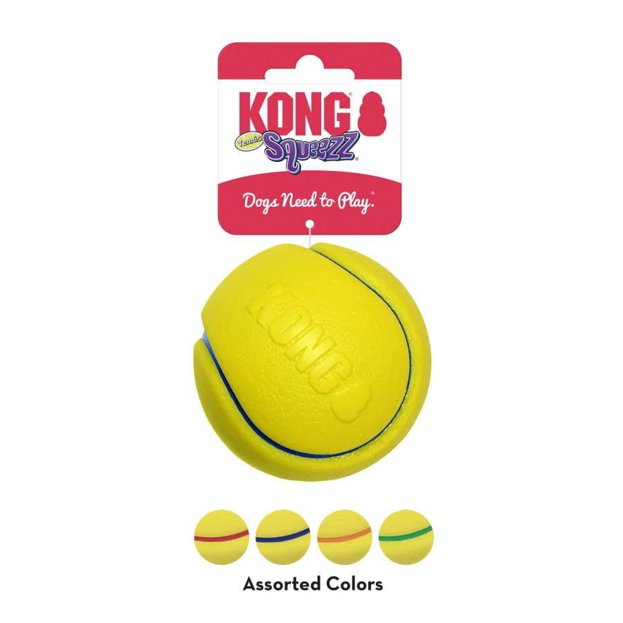 KONG Squeezz Tennis Ball Dog Toy Size: Large