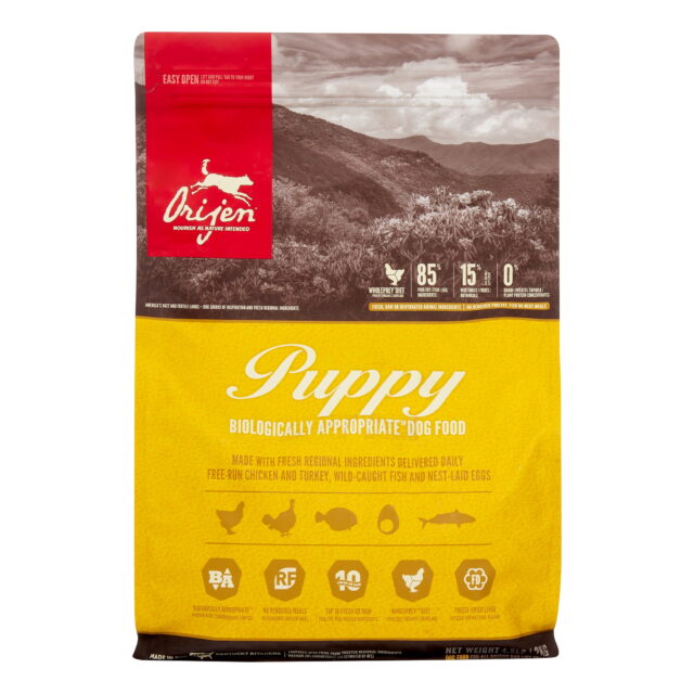Orijen Biologically Appropriate Grain-Free Chicken Turkey & Fish Puppy Dry Dog Food