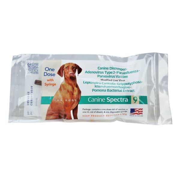 Spectra 9 Dog Vaccine With Syringe
