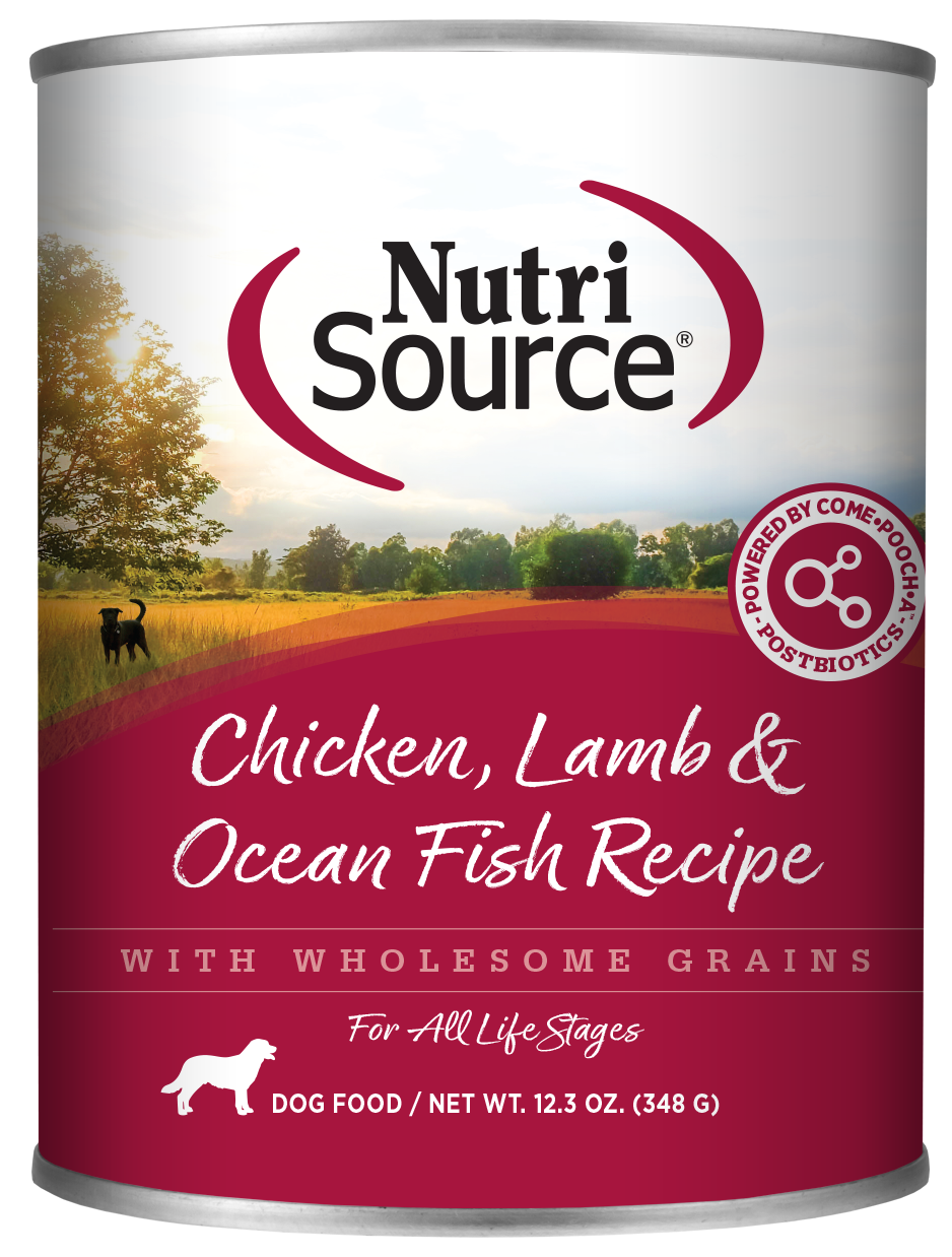 Chicken, Lamb & Ocean Fish Formula Wet Dog Food