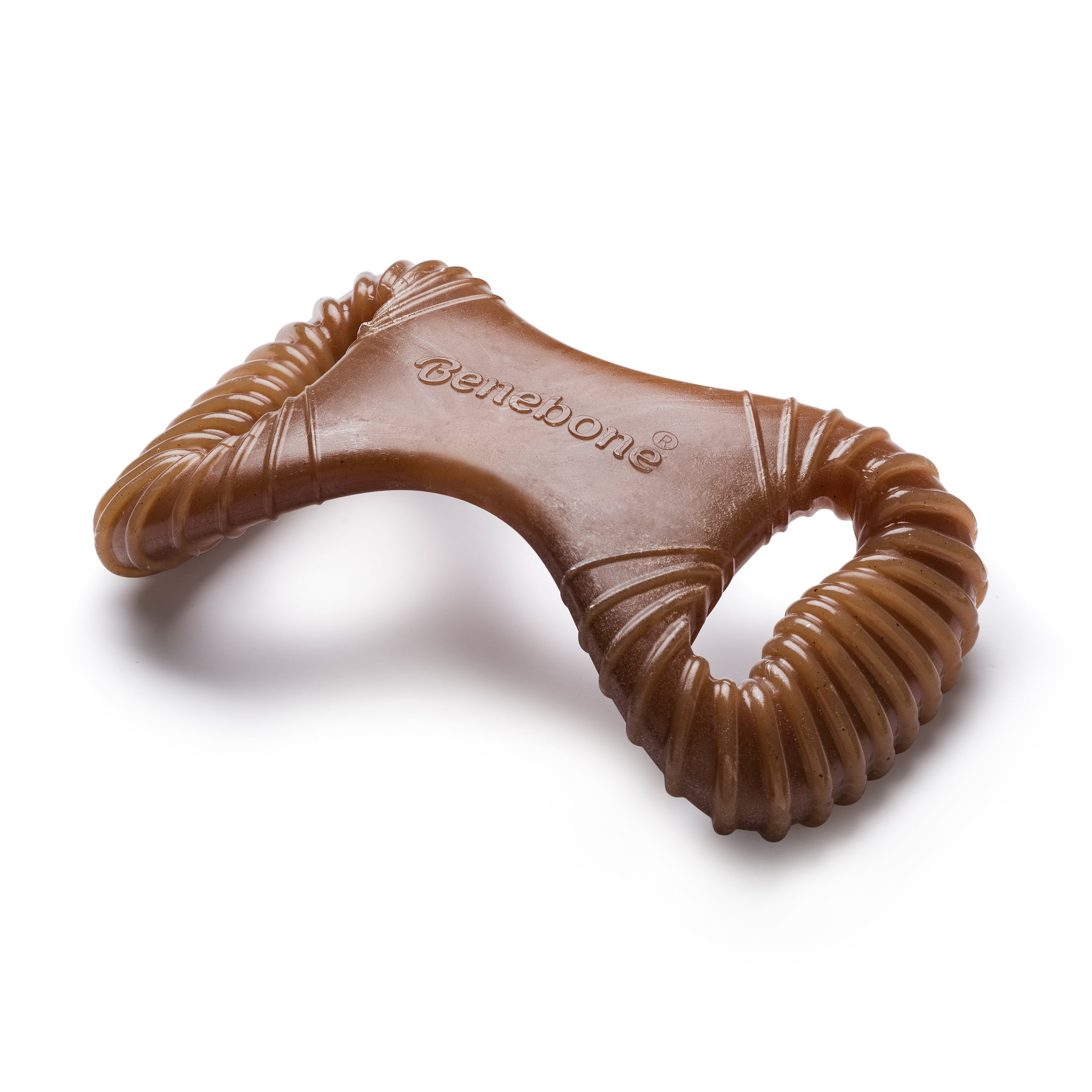Benebone Real Peanut Durable Dental Dog Chew Toy Medium