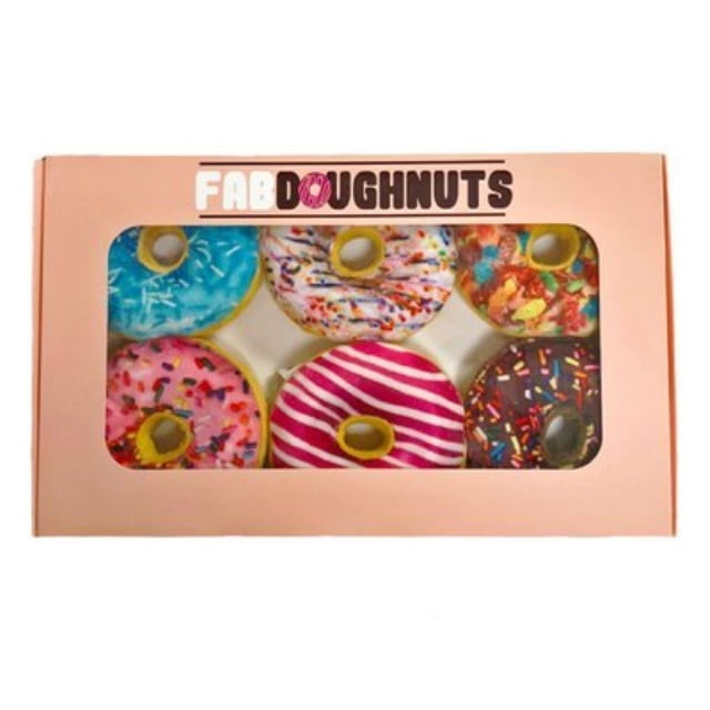 fabdog box of doughnut toys