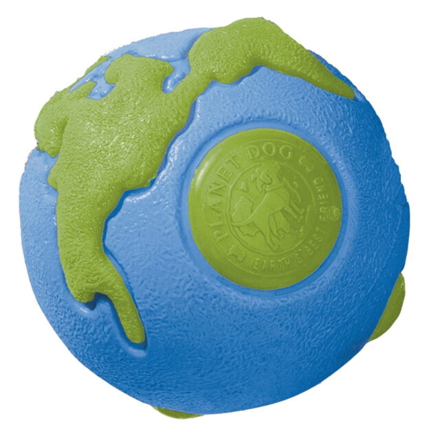 Planet Dog Orbee-Tuff Planet Ball Dog Toy, Blue/Green