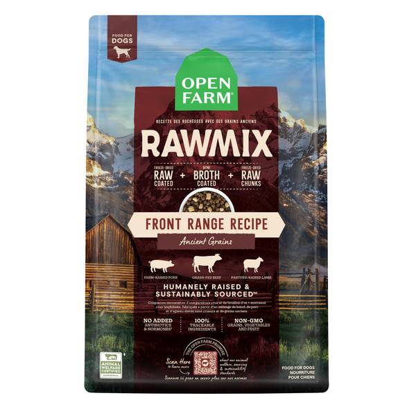 Open Farm RawMix Front Range Ancient Grain Kibble Dog Food