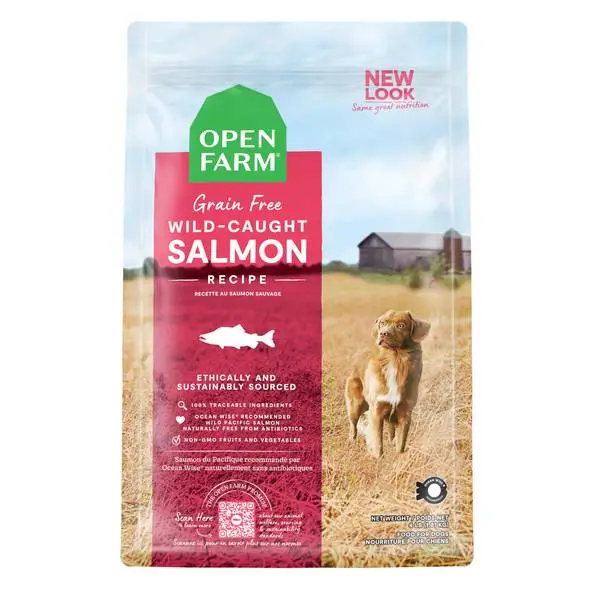 Open Farm Wild-Caught Salmon Grain Free Kibble Dog Food