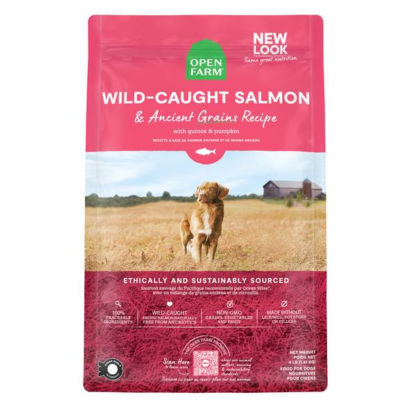 Open Farm Wild-Caught Salmon & Ancient Grains Dry Dog Food