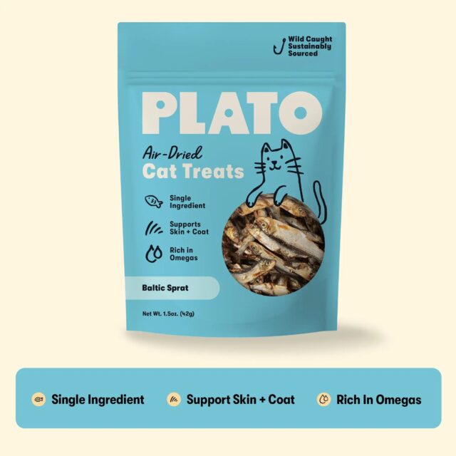 Plato Baltic Sprat Air-Dried Cat Treats