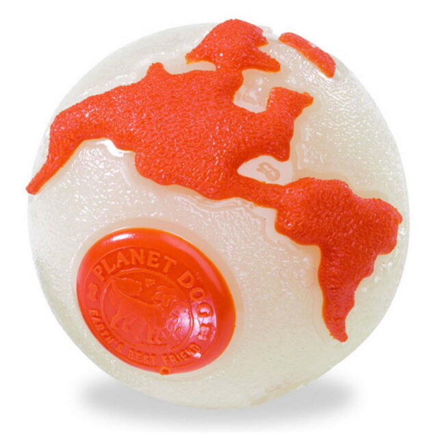 Planet Dog Orbee-Tuff Planet Ball Dog Toy Glow in the Dark Medium