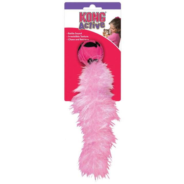 KONG Wild Tails Feather Cat Toy