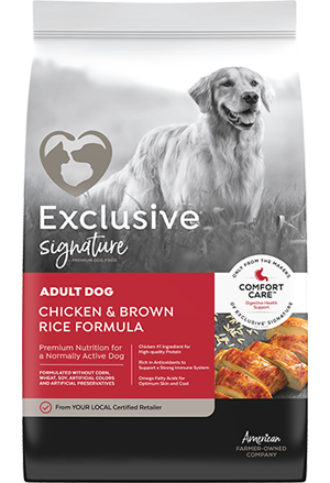 Exclusive Signature Adult Chicken & Brown Rice Formula Dry Dog Food