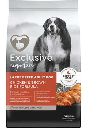 Exclusive Signature Large Breed Adult Chicken & Brown Rice Formula Dry Dog Food