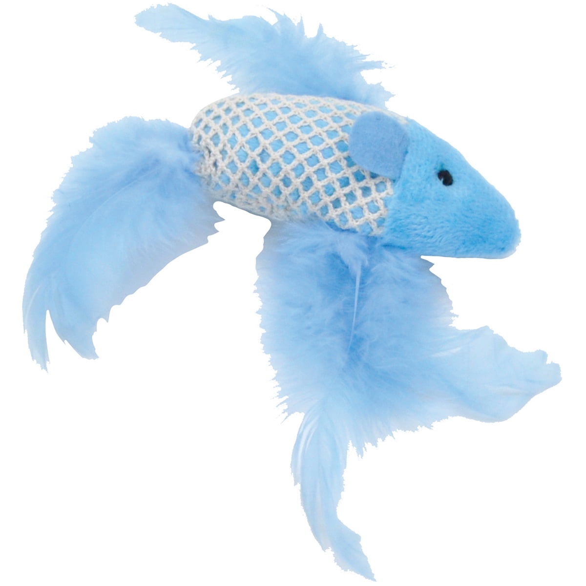 Turbo Random Fun Cat Toy-Feather Fish – 5.25