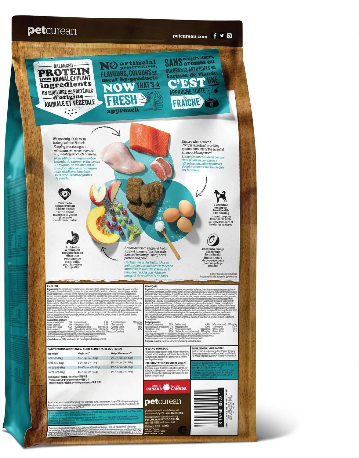 Now Fresh Grain Free Breed Senior Dog Food – Large – 25 lbs