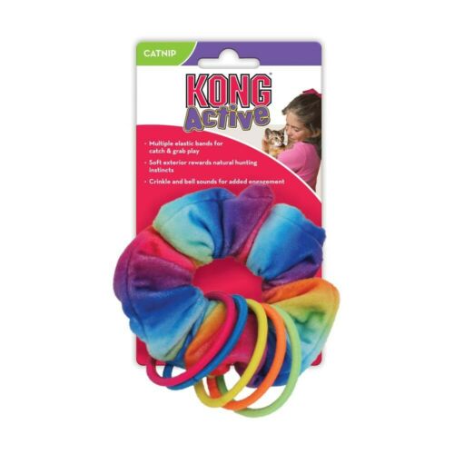 KONG Active Scrunchie Cat Ring Toy