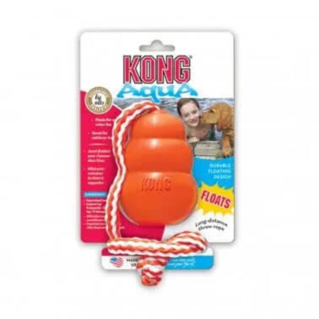 KONG Aqua Floating Dog Toy with Rope
