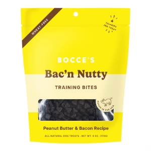 Bocce’s Bakery Bac’n Nutty Training Bites 6oz
