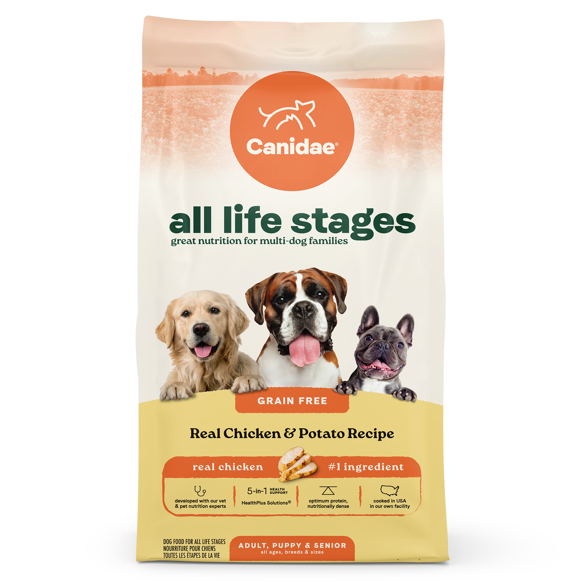 Canidae All Life Stages Real Chicken & Potato - front of bag