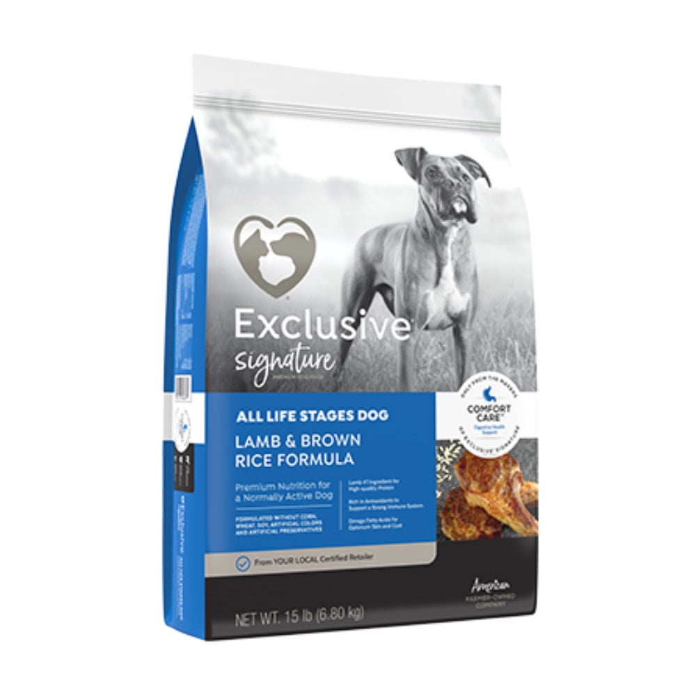 Exclusive Signature All Life Stages Lamb & Brown Rice Dry Dog Food