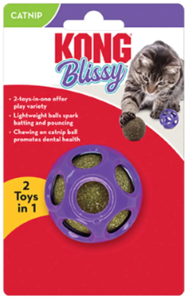 KONG Blissy Moon Ball w/Catnip Cat Toy