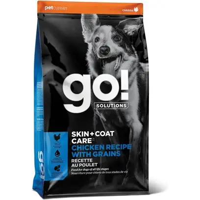 Petcurean Go! Solutions Skin + Coat Care Chicken Recipe Dog Food