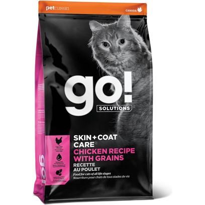 Go! Solutions Skin + Coat Care Chicken Recipe Dry Cat Food