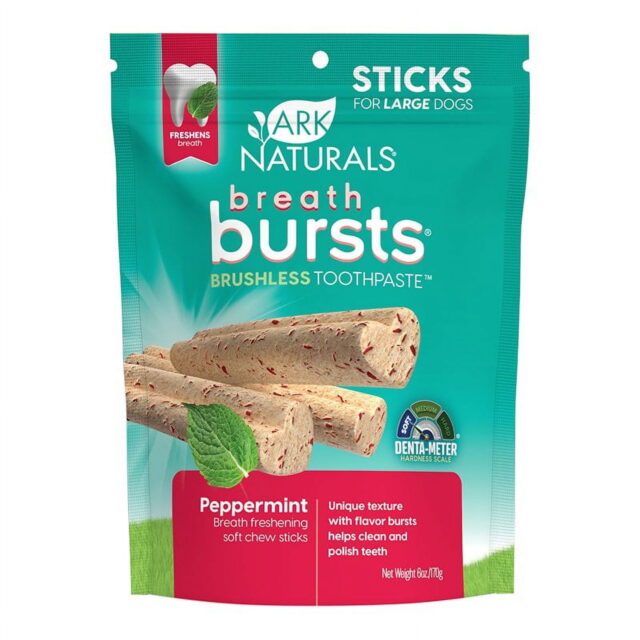 Ark Naturals Dog Breath Bursts Peppermint Sticks 6oz