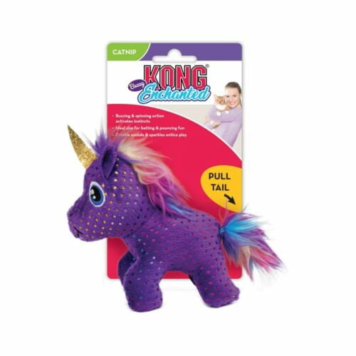 Kong Enchanted Buzzy Unicorn Cat Toy Free Shipping
