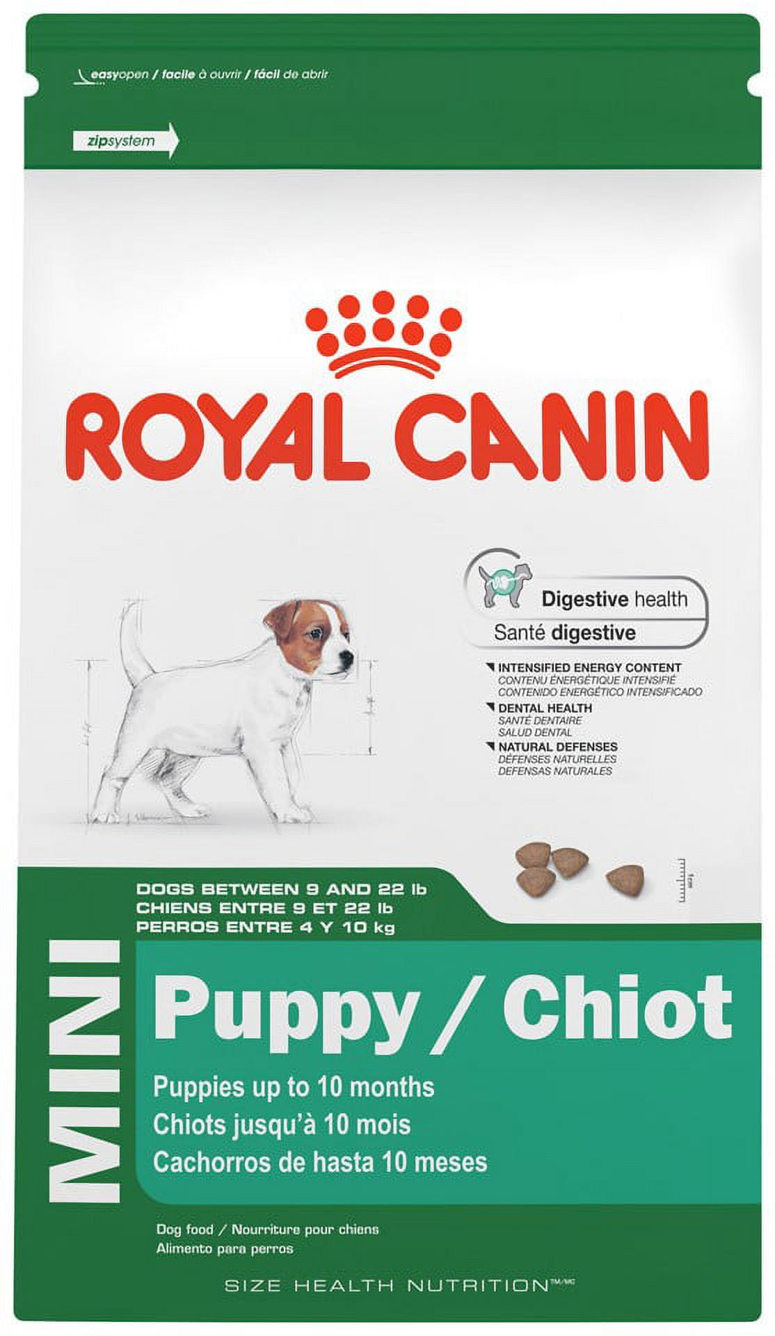 Royal Canin Size Health Nutrition Mini Puppy Small Breed Puppy Dry Dog Food 2.5 lb