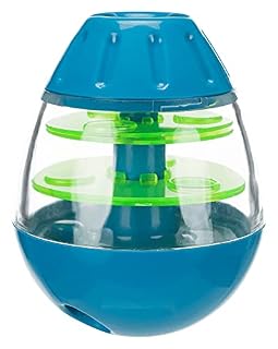 TRIXIE Roly Poly Dog Treat Dispenser, Treat Dispensing Toy, Slow Feeder, Dog Puzzle, Adjustable Dog Treat Toy