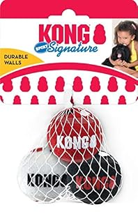 KONG Signature Sport Balls Dog Toy (Pack of 3, Assorted)