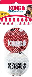 Kong Signature Sport Balls Dog Toy, Large, 2 Pack