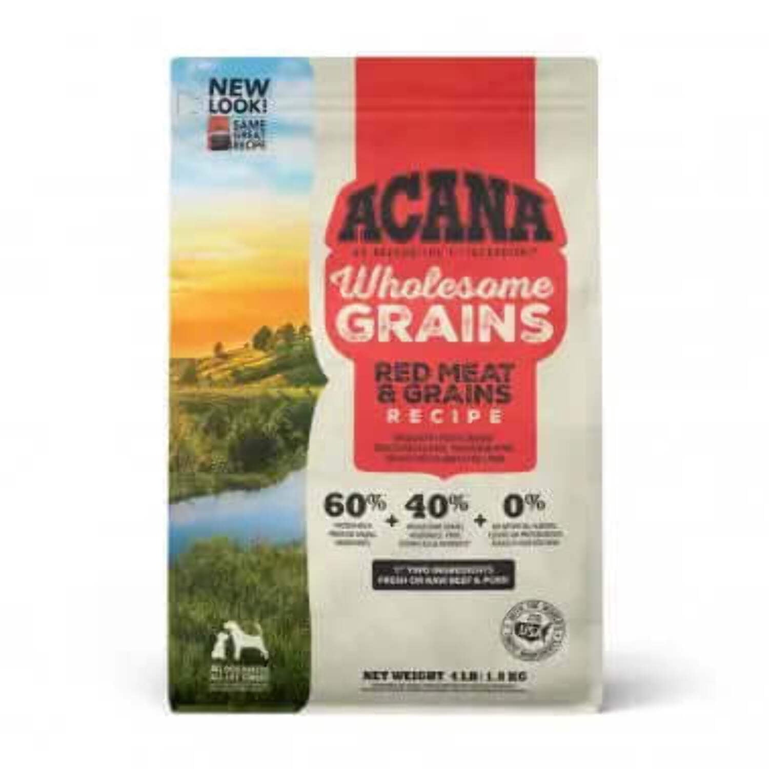 ACANA Wholesome Grains Red Meat & Grains Recipe Dry Dog Food