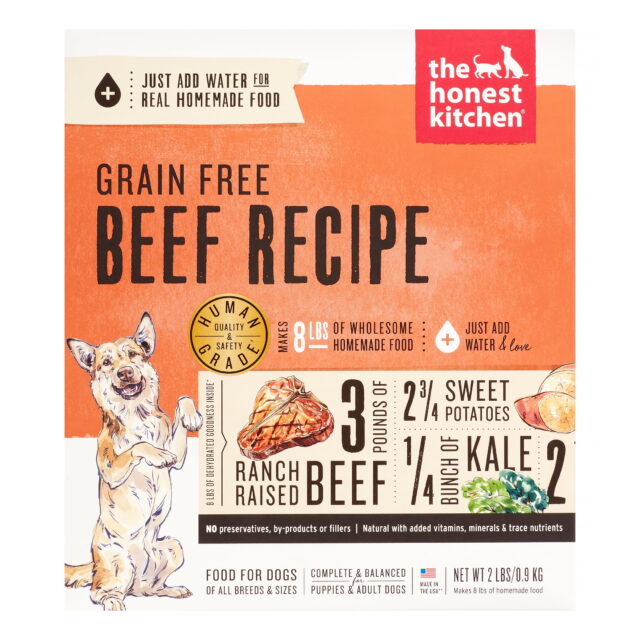 The Honest Kitchen Love: Natural Human Grade Dehydrated Dog Food Grain Free Beef