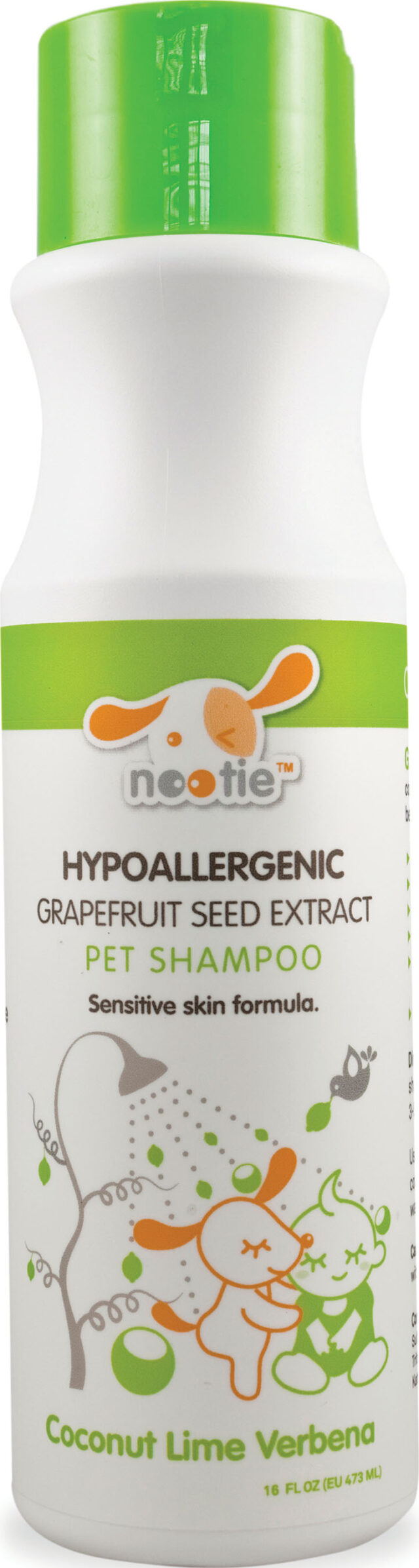 Nootie Hypoallergenic Pet Shampoo Coconut Lime Verbena 16 oz