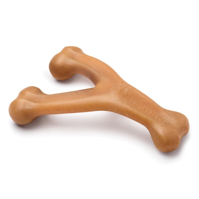 Benebone Chicken Wishbone Dog Bone Chew Toy – L: Nylon, Alcohol-Free, Dental Hygiene Aid, 0.57 lbs
