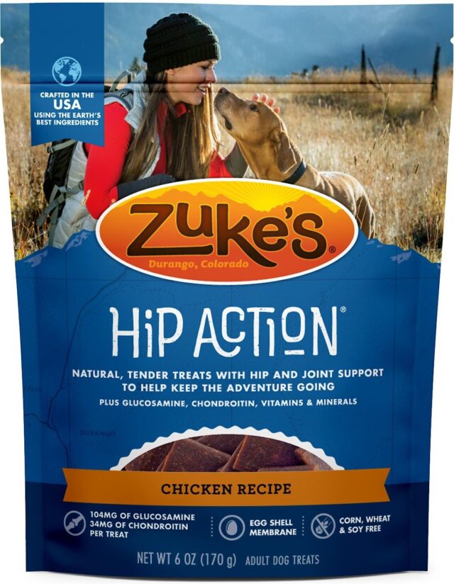 Zuke s Hip Action Chicken Recipe Dog Treats 6 Oz