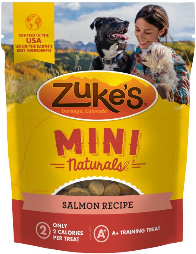 Zuke s Mini Naturals Soft Dog Training Treats Natural Salmon Tender Dog Chew Snacks 6 oz Pouch