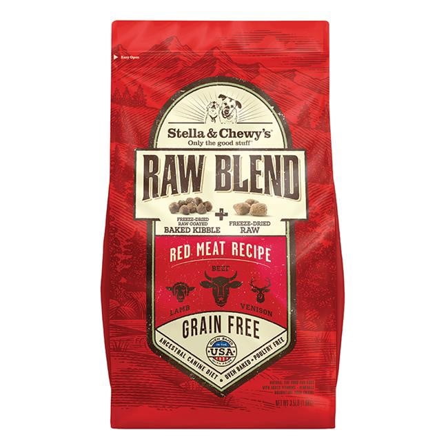 Stella & Chewy’s Raw Blend Kibble Grain-Free Red Meat Recipe Dog Food