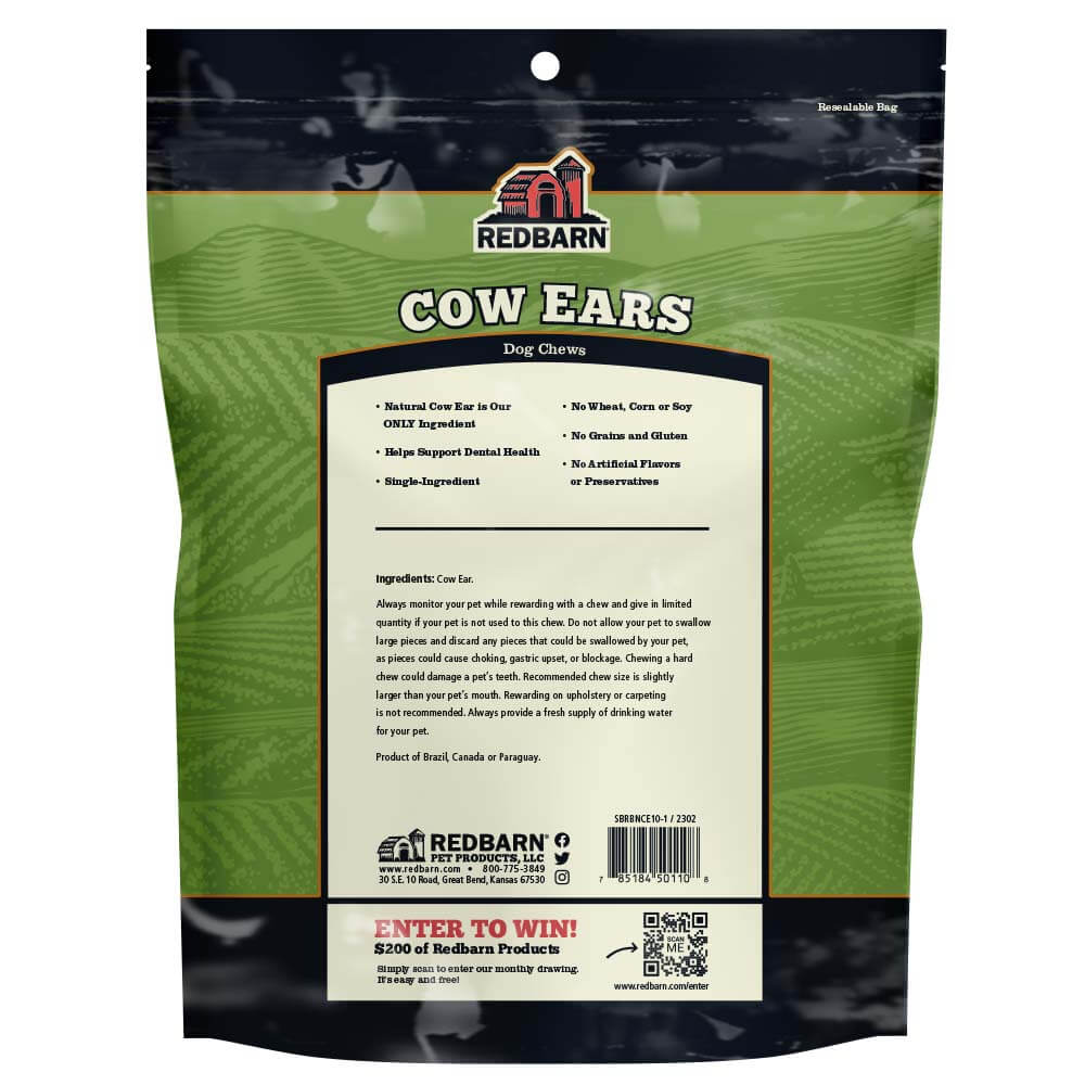 All-Natural Cow Ears Single-Ingredient Dog Chews