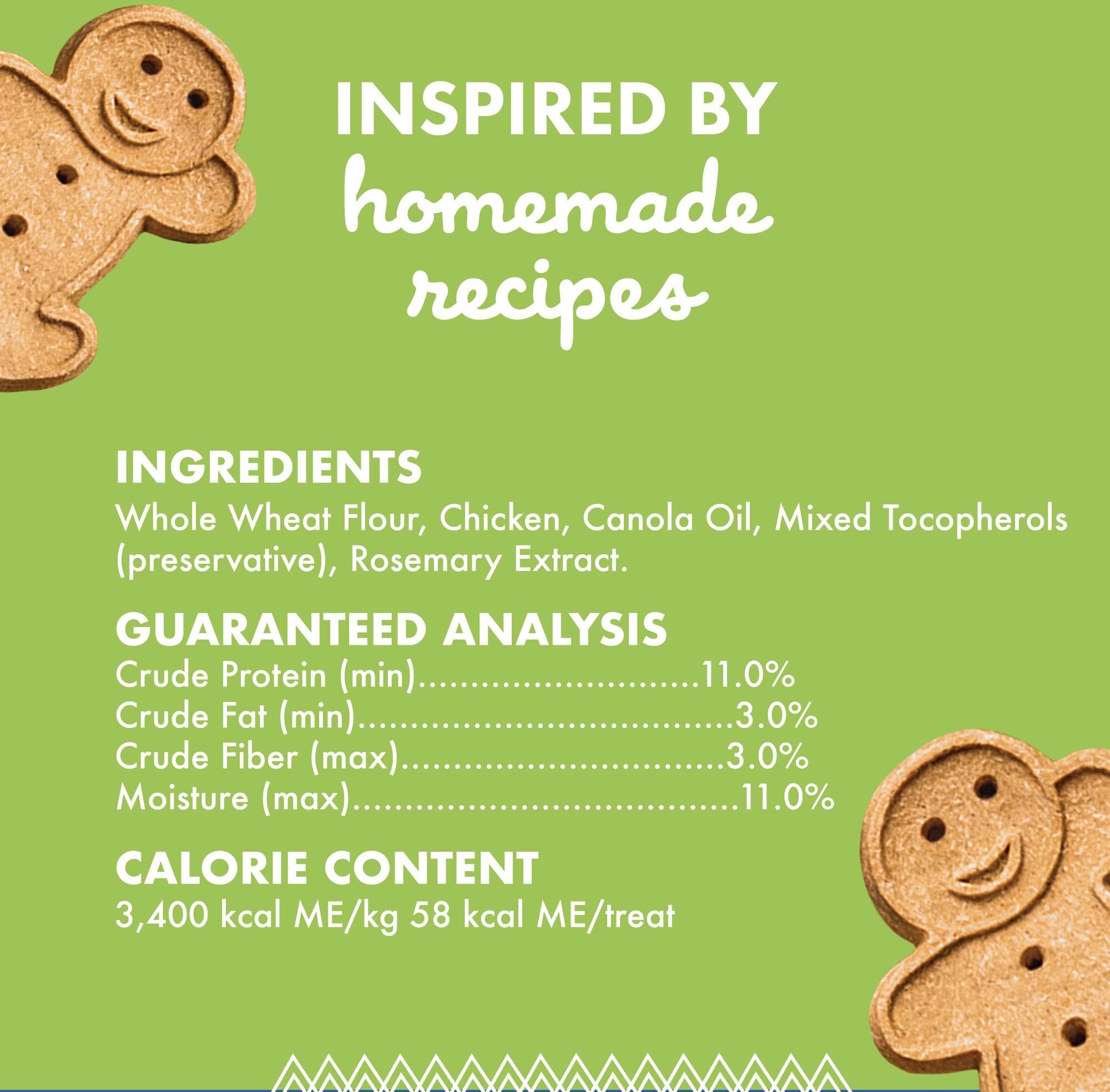 Buddy Biscuits Oven Baked Treats with Roasted Chicken Dry Dog Treats – 56oz