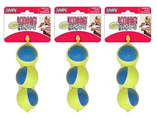 KONG Ultra SqueakAir Ball Dog Toy, Medium