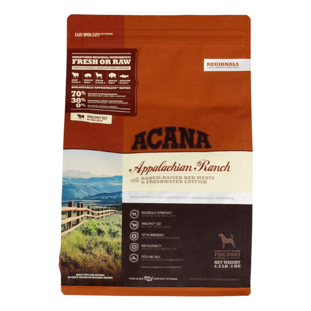 Acana Appalachian Ranch Grain-Free Red Meat & Catfish Dry Dog Food