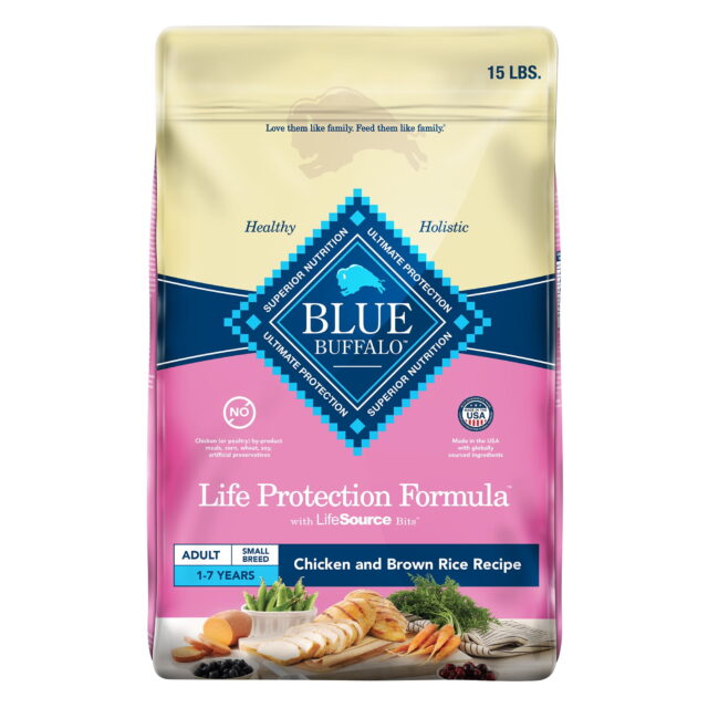 Blue Buffalo Life Protection Formula Adult Small Breed Chicken & Brown Rice Dry Dog Food