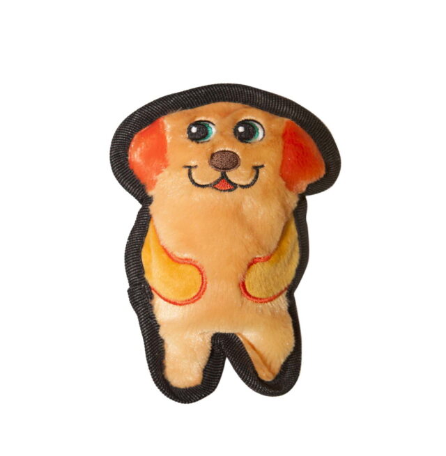 Outward Hound Invincibles Mini Dog Plush Dog Toy Orange XS
